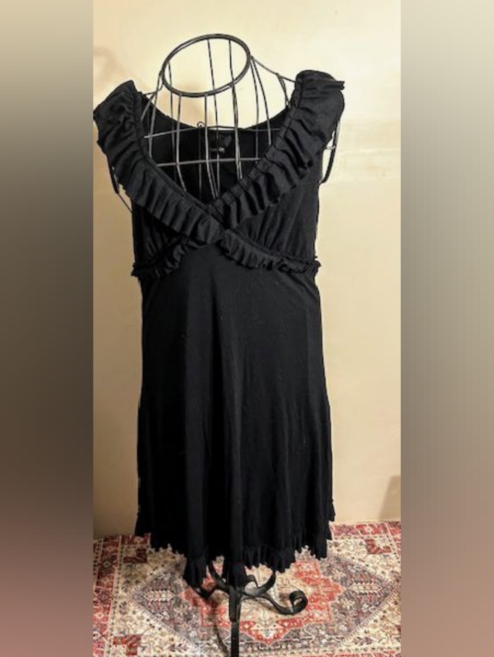cynthia rowley size large black sun womens pretty dress   LBD casual